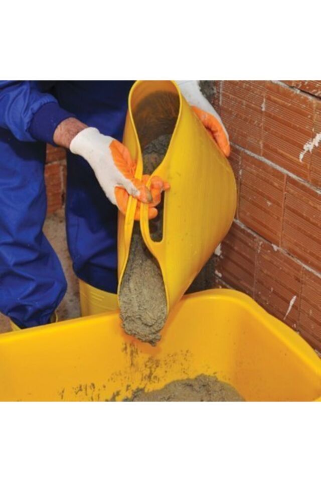 Dekor 576 Elastik Kova Tamir Tadilat Temizlik Kovası 25 Litre Sarı - Tek Ebat