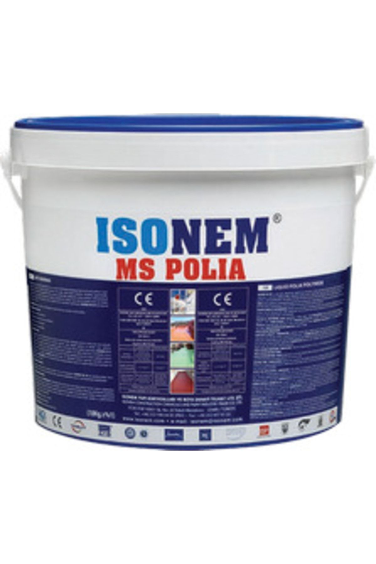 Ms Polia Su Yalıtımı 18 Kg Beyaz beyaz