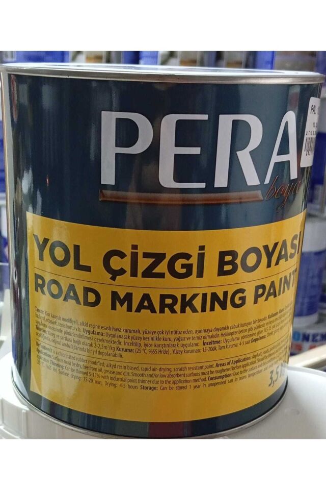 Yol Çizgi Boyası 3.5 Kğ Sarı Ral 1023 Öz Bayar