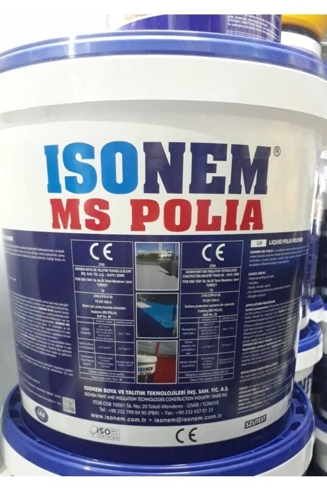 İsonem Ms Polia 18 Kg Gri Öz Bayar Inşaat