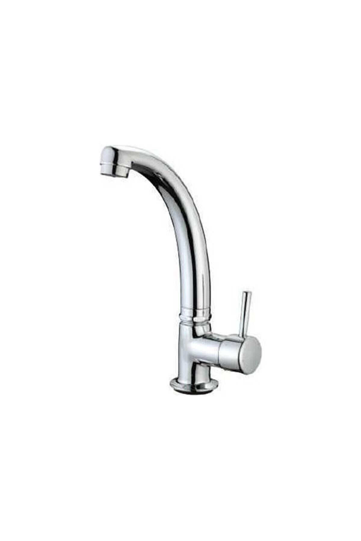 Inci Tek Giriş Lavabo Mix Tezgahüstü Lavabo Bataryası ( Soğuk Su )