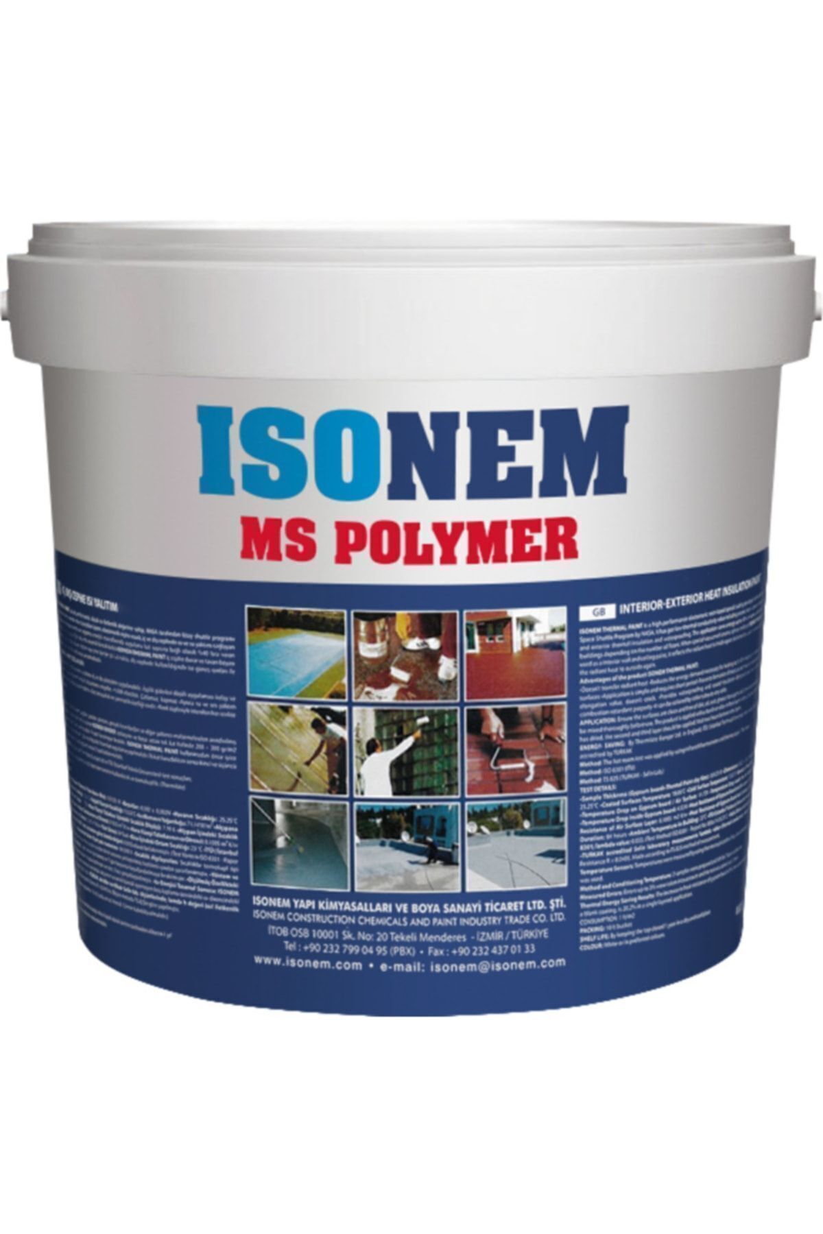 Ms Polymer %300 Elastik Su Yalıtımı 18 kg - Kırmızı Kırmızı