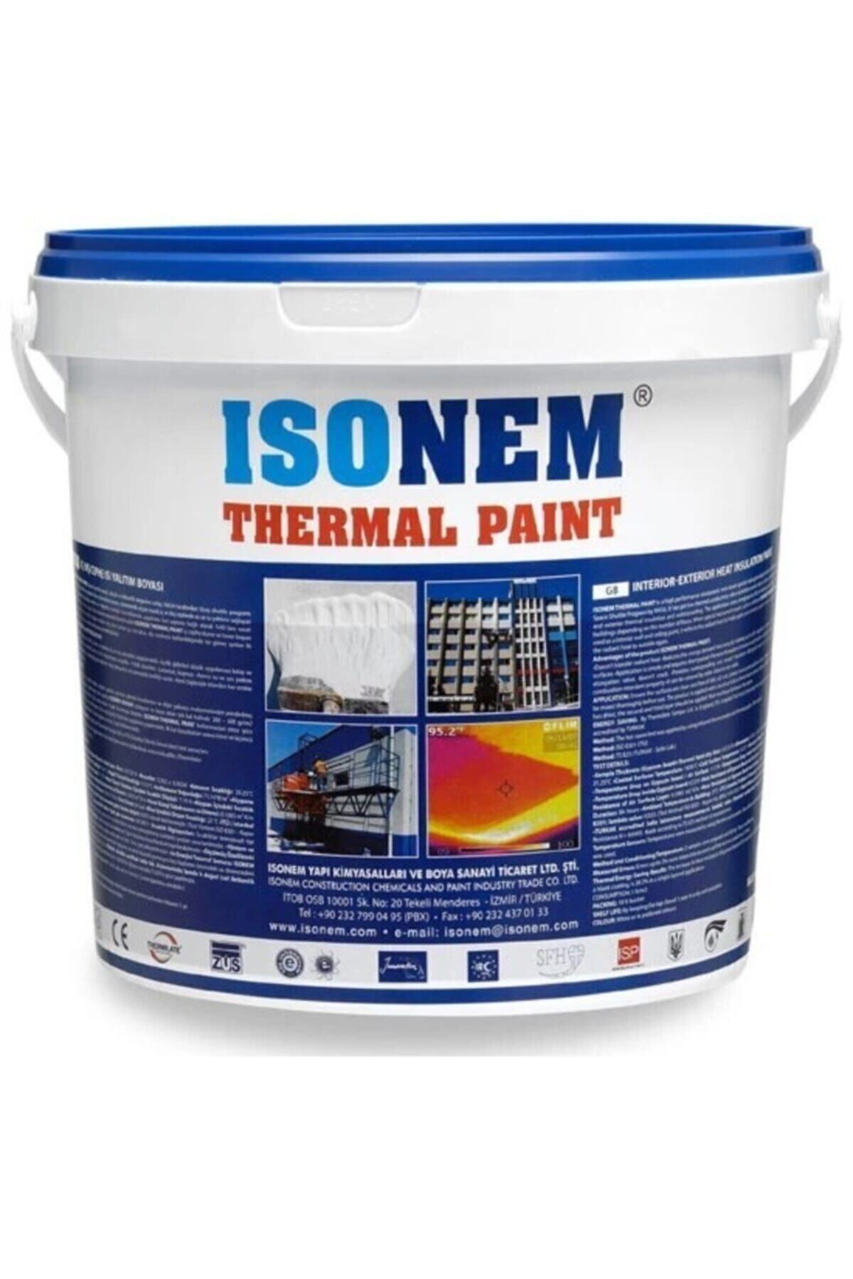 Thermal Paint Iç - Dış Cephe Yalıtım Boyası Beyaz 18 Kg Beyaz