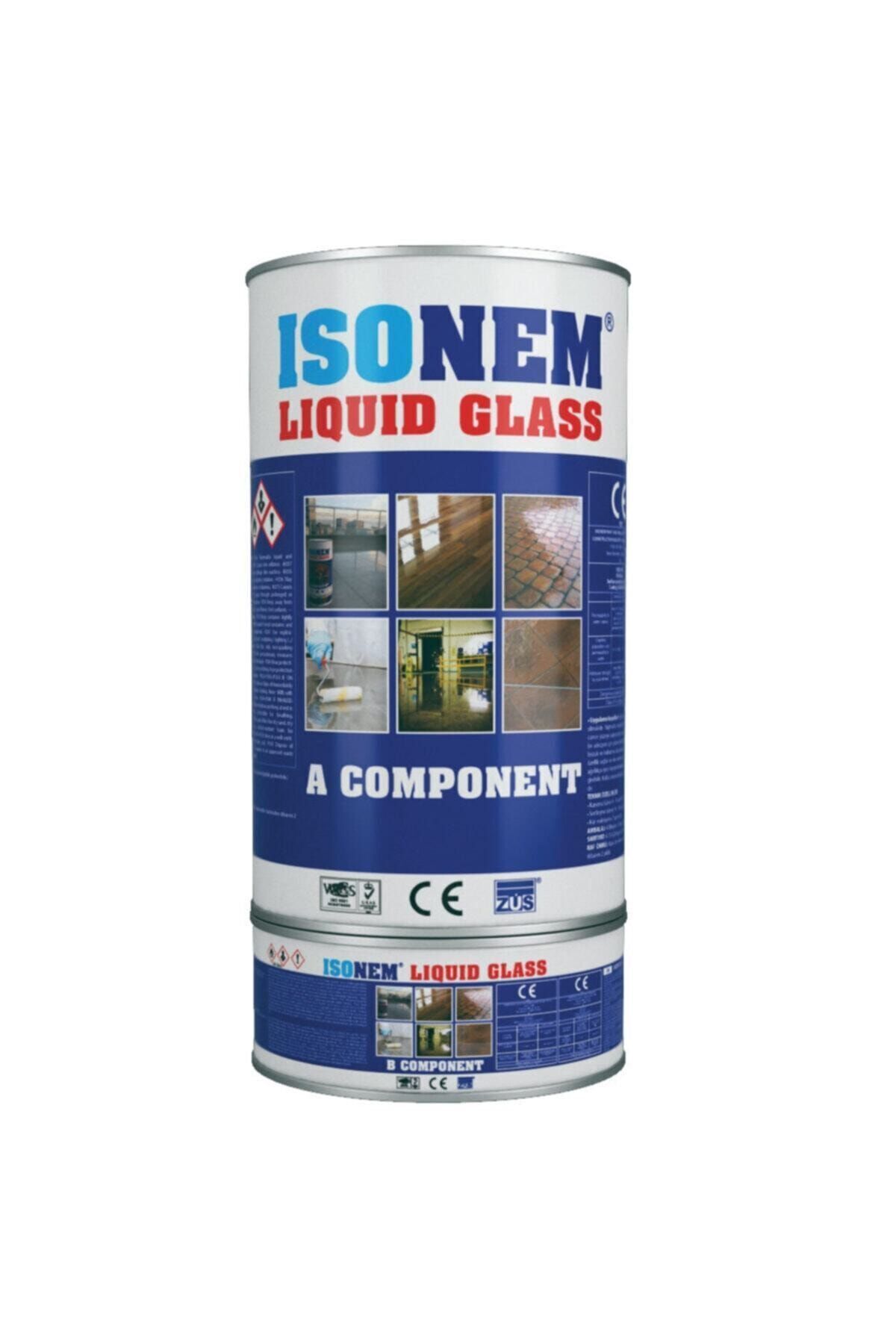 Liquid Glass Sıvı Cam Şeffaf Ve Parlak Su Izolasyonu 4 Kg Tek Ebat