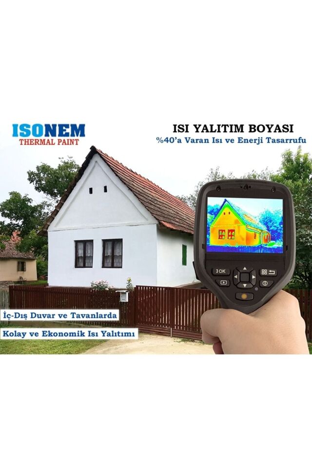 Isonem Thermal Paint Isı Yalıtım Boyası - Beyaz 10 Litre
