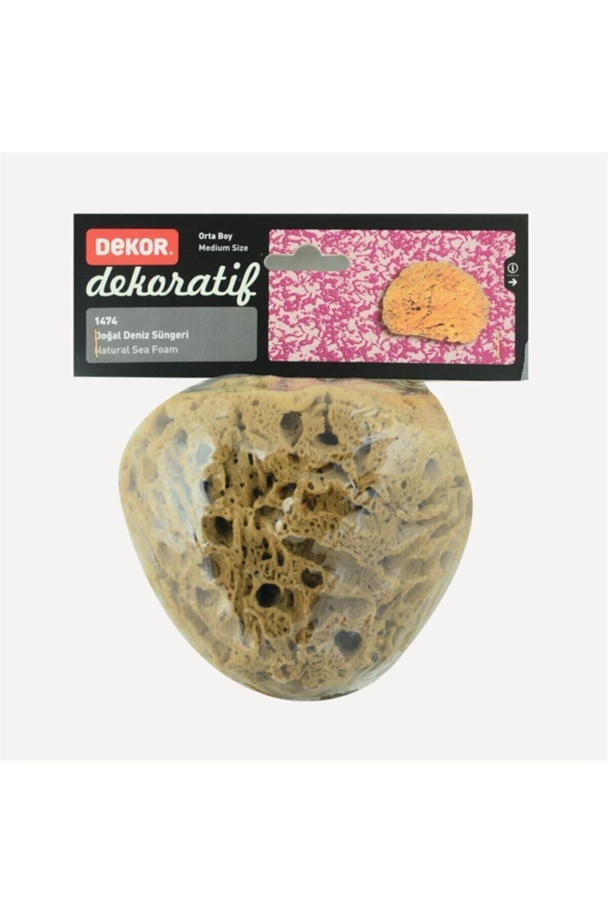 Orta Boy Doğal Deniz Süngeri STANDART - Tek Ebat - Tek Ebat