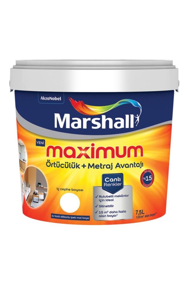 Maximum Silikonlu Ipek Mat Gelin Teli 7,5 Lt.