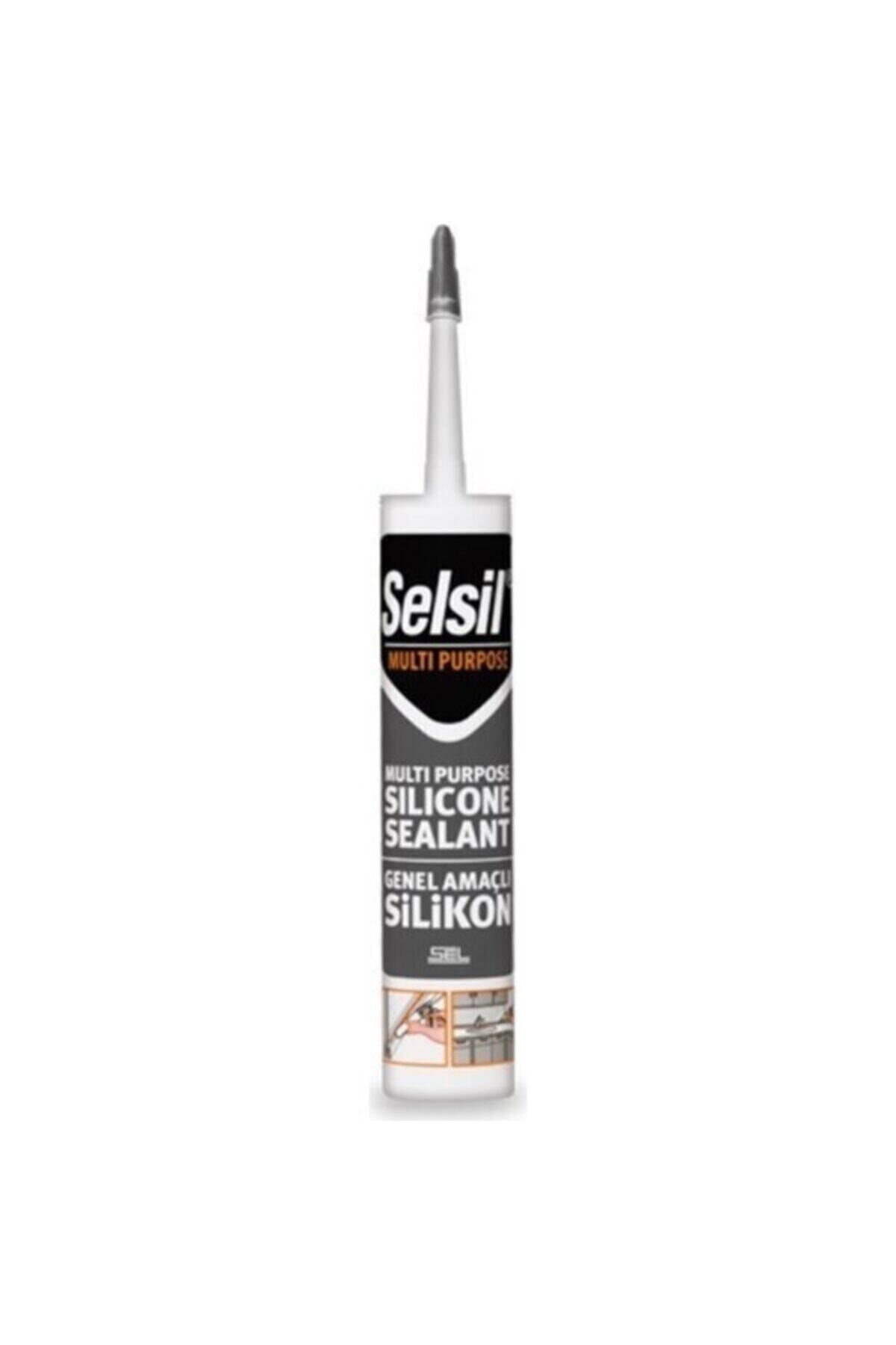 Selsil Genel Amaçlı Beyaz Silikon 280 Gr Tek Ebat